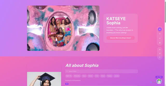 Security scan screenshot of https://sophialaforteza.com/