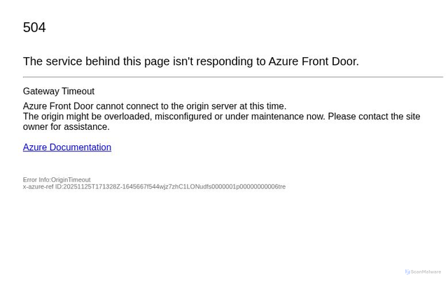Security scan screenshot of https://csp.microsoft.com/