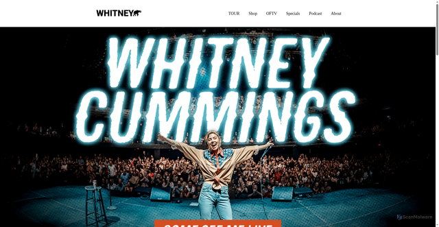 Security scan screenshot of https://whitneycumming.wpenginepowered.com/