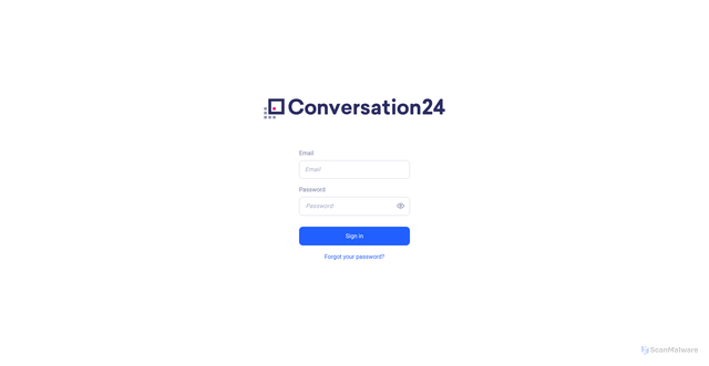 Security scan screenshot of https://app.conversation24.com
