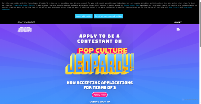 Security scan screenshot of http://popculturejeopardy.com/