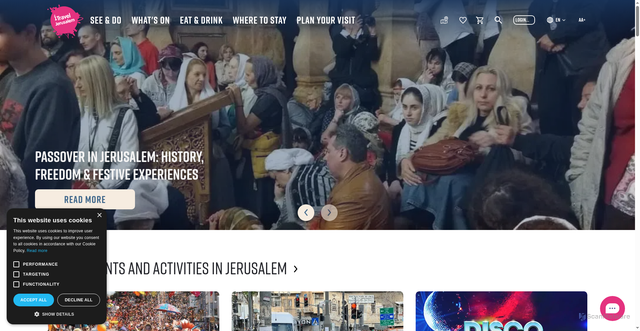 Security scan screenshot of https://www.itraveljerusalem.com/