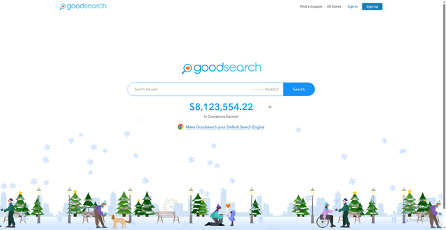 Security scan screenshot of https://www.goodsearch.com/