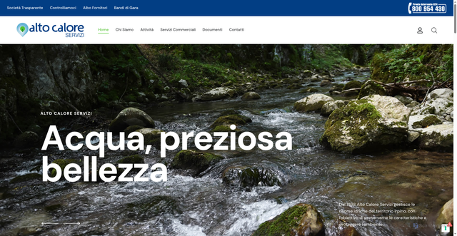 Security scan screenshot of https://www.altocalore.it/