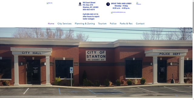 Security scan screenshot of https://www.stantonky.gov/