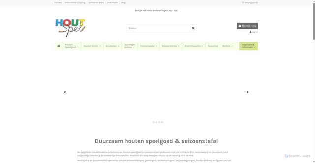 Security scan screenshot of https://houtspel.nl