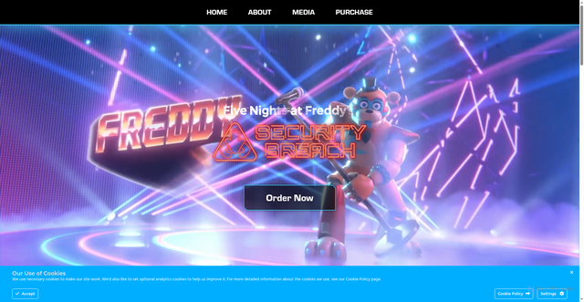 Security scan screenshot of https://maximument.com/fnaf-security-breach-collectors-edition/