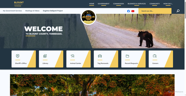 Security scan screenshot of https://blounttn.gov/