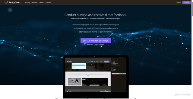 Security scan screenshot of https://cdnflow.co