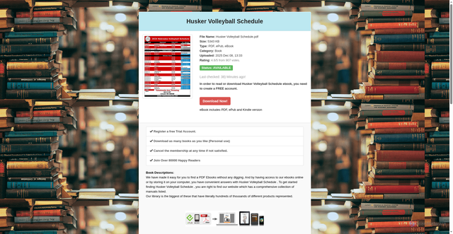 Security scan screenshot of https://lcod.clozemaster.com/Download_PDFS/Cc09NP/885083/HuskerVolleyballSchedule.pdf