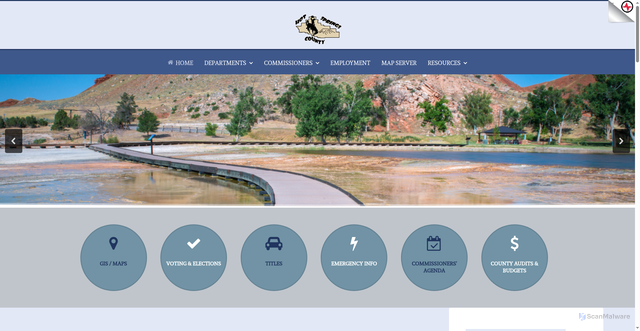 Security scan screenshot of https://hscounty.com/