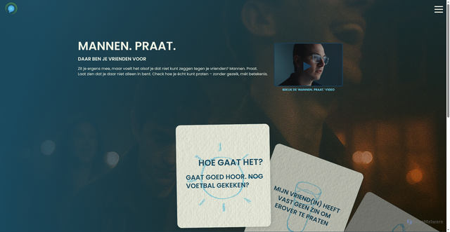 Security scan screenshot of https://mannenpraat.nu