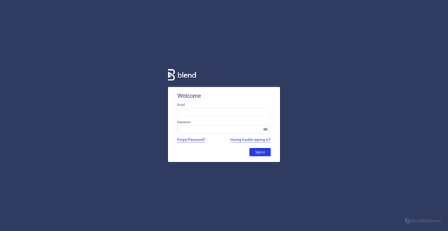 Security scan screenshot of https://workspace.identity.blend.com