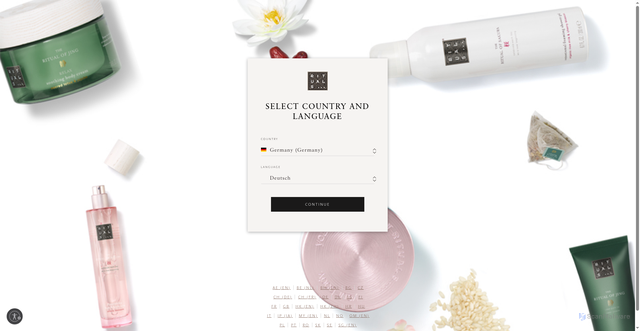 Security scan screenshot of https://www.rituals.com