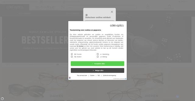 Security scan screenshot of https://edel-optics.nl