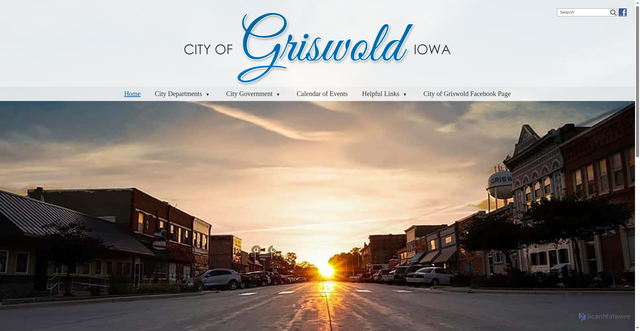 Security scan screenshot of https://griswoldia.gov/