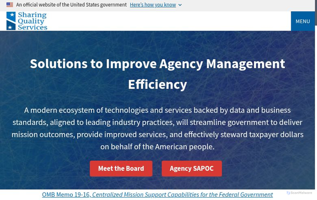 Security scan screenshot of https://ussm.gsa.gov/