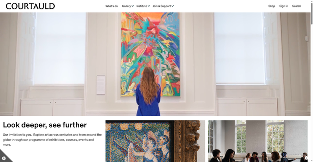 Security scan screenshot of https://courtauld.ac.uk/