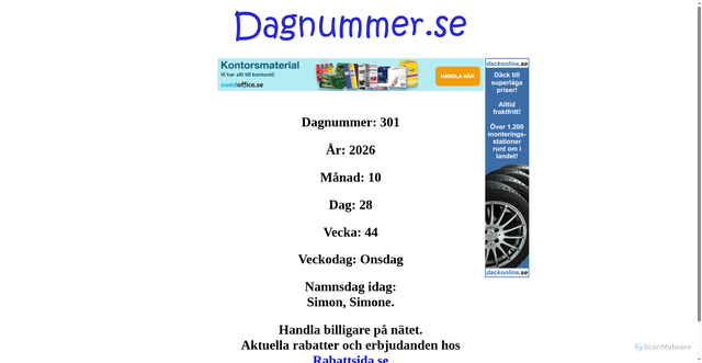 Security scan screenshot of https://annonsrutan.se