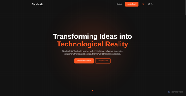 Security scan screenshot of http://secure.co.th/