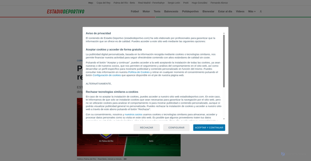 Security scan screenshot of https://www.estadiodeportivo.com/futbol/copa-del-rey/palma-del-rio-betis-directo-partido-hoy-copa-del-rey-vivo-online-20251030-518537.html