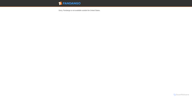 Security scan screenshot of https://tickets.fandango.com