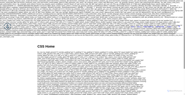 Security scan screenshot of https://chiefsafetysolutions.com