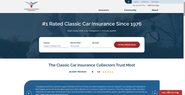 Security scan screenshot of https://americancollectors.com