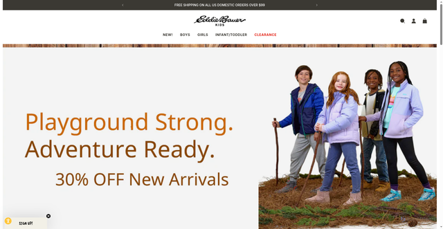 Security scan screenshot of https://www.eddiebauerkids.com/?srsltid=AfmBOooqgebXPn_D0ccDpQuzABnJH4zAF2byjFrQRysSF8hpXNGFk5Fl