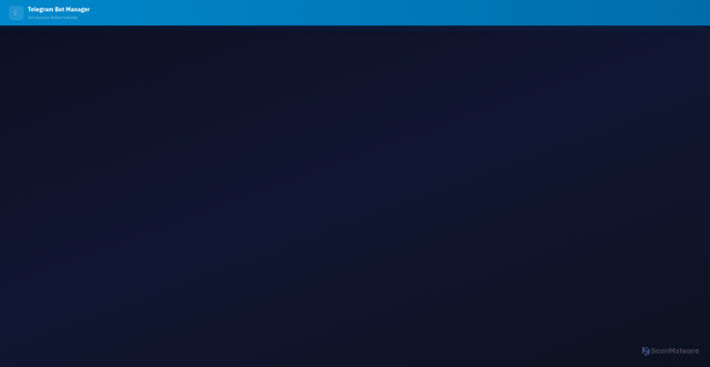 Security scan screenshot of http://telegram-bot-manager.pages.dev/