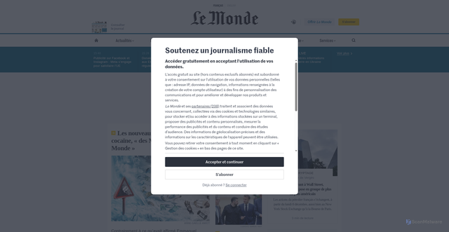 Security scan screenshot of https://autoroute-reglementspeage.com/