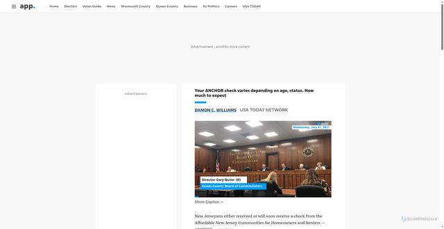 Security scan screenshot of https://www.app.com/story/news/2024/10/14/how-much-you-can-expect-to-receive-in-your-new-jersey-anchor-check/75670511007/