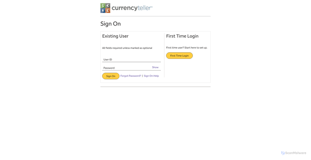 Security scan screenshot of https://fx.currencyteller.com