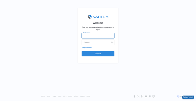 Security scan screenshot of https://app.kartra.com/