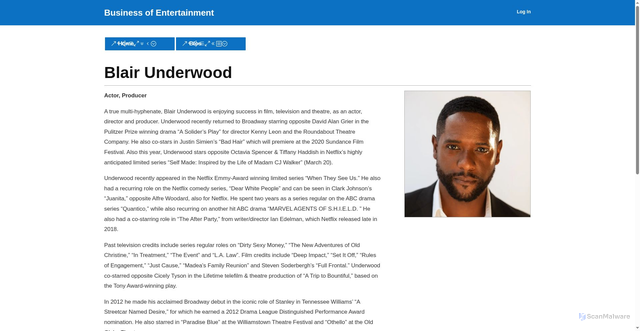 Security scan screenshot of https://p2.education/boe/bios/blair-underwood/