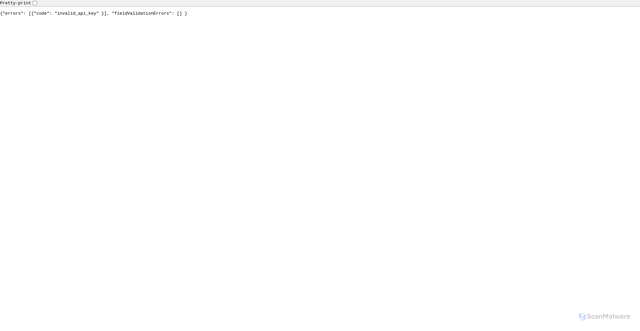 Security scan screenshot of https://api.reedexpo.com