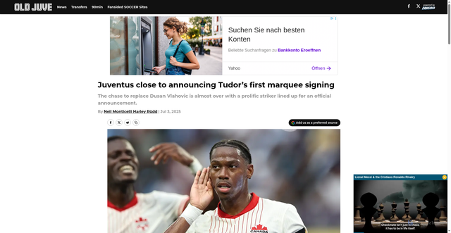 Security scan screenshot of https://oldjuve.com/juventus-close-to-announcing-tudor-s-first-marquee-signing