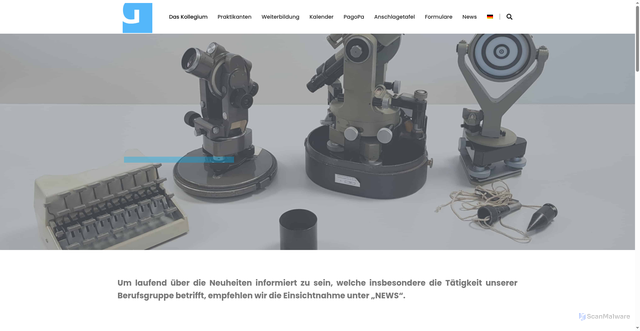 Security scan screenshot of https://www.geom.bz.it/