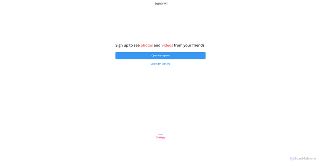 Security scan screenshot of https://open-instagram.vercel.app/