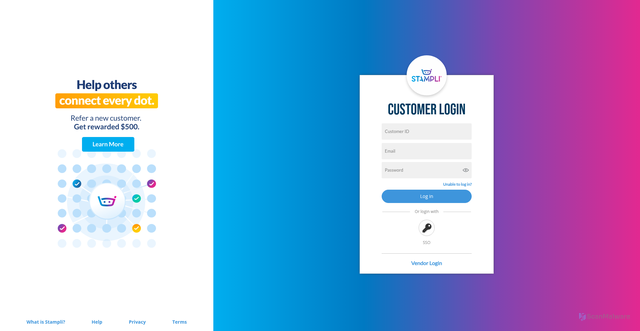 Security scan screenshot of https://app.stampli.com