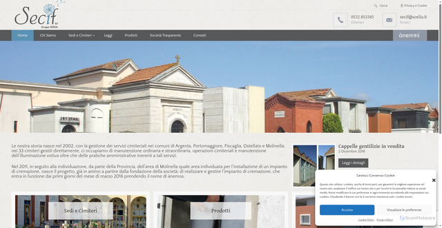 Security scan screenshot of https://secif.info/