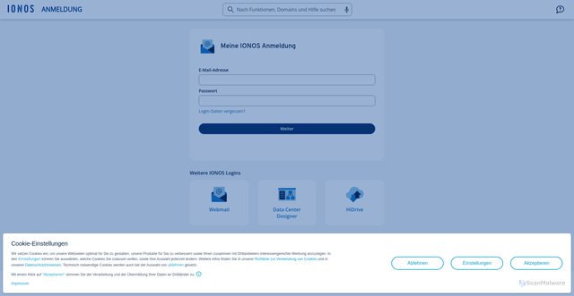 Security scan screenshot of http://cambiasso.s3.eu-north-1.amazonaws.com/cambi.html