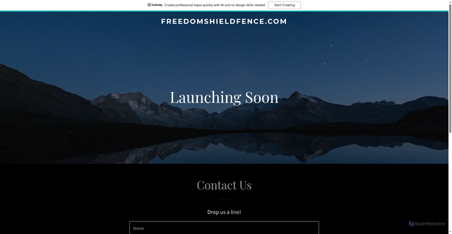 Security scan screenshot of https://www.freedomshieldfence.com