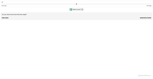 Security scan screenshot of https://widget.faslet.net/