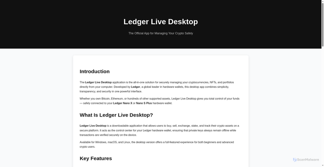 Security scan screenshot of https://ldgr-livee-desktp-us.pages.dev/