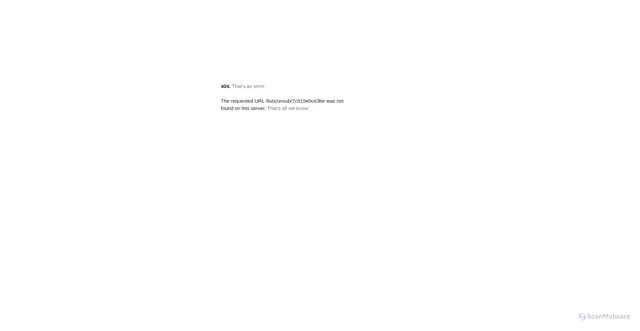 Security scan screenshot of https://gmail.com/lists/unsub/7c915e0ce3be