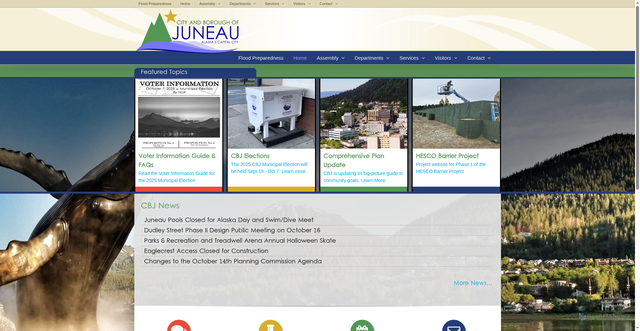 Security scan screenshot of https://juneau.org/