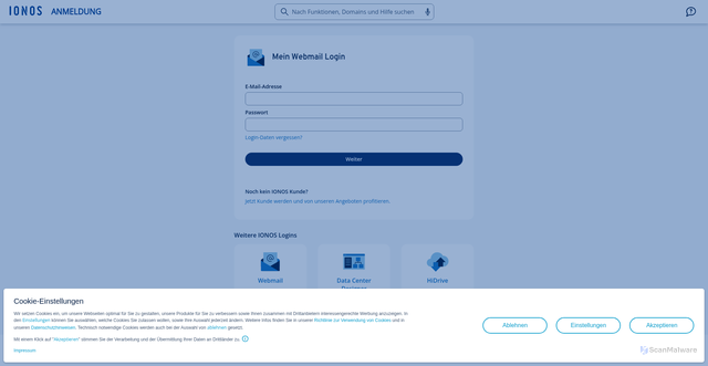 Security scan screenshot of https://mailerbahdnadienst.s3.eu-north-1.amazonaws.com/project/index.html