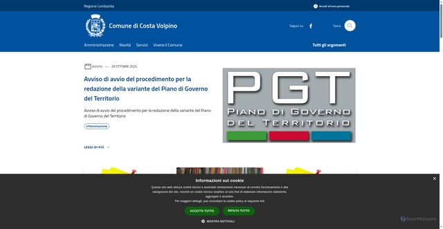 Security scan screenshot of apis.maggioli.cloud
