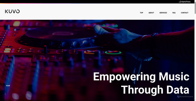 Security scan screenshot of https://kuvo.com